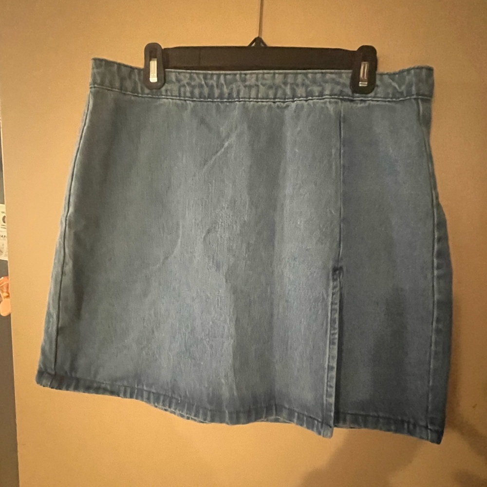 Missguided Denim Mini Skirt